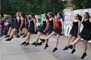 Danse irlandaise lors des jours de fête à Feigneux